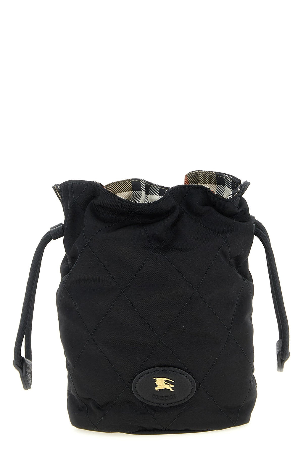 2026 New Arrival horseshoe quilted nylon clutch bag