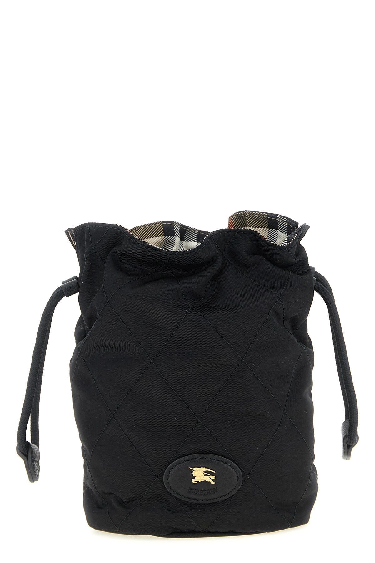2026 New Arrival horseshoe quilted nylon clutch bag