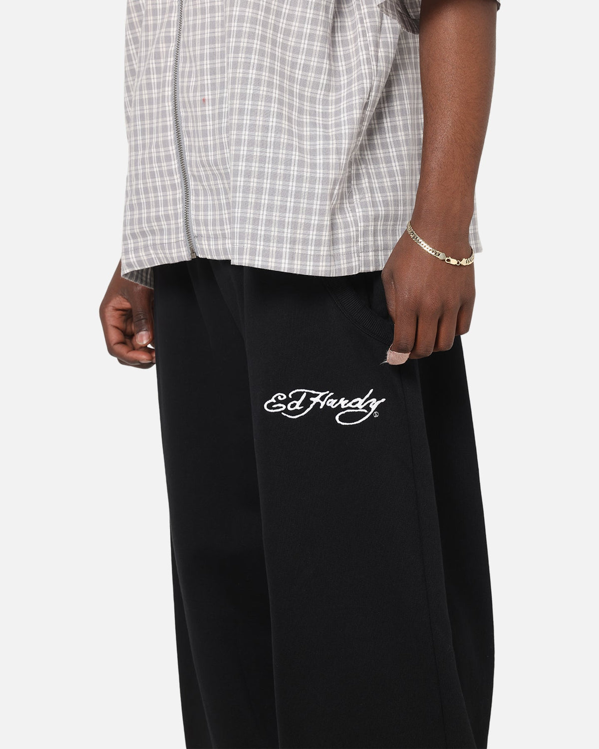 New Products Ed Hardy Boxer Trackpants Black
