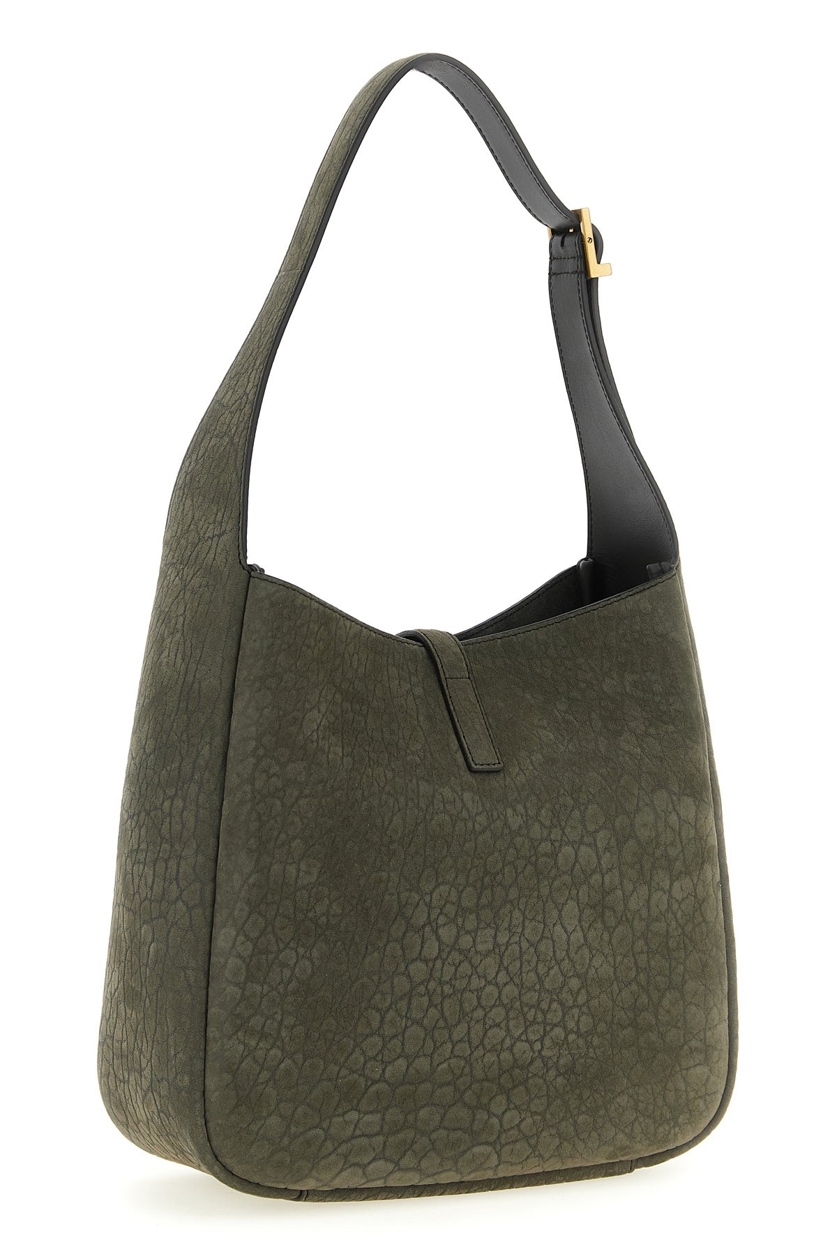 2026 New Arrival micro le 5  7 shoulder bag in hammered nubuck leather