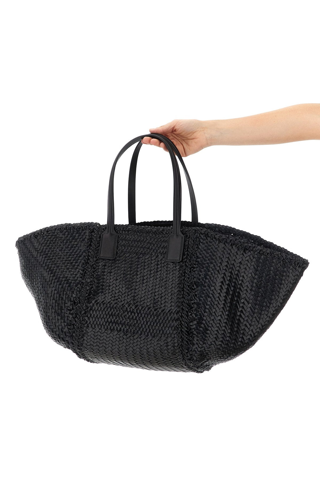 2026 New Arrival hand-woven buffalo leather teresa shopping bag