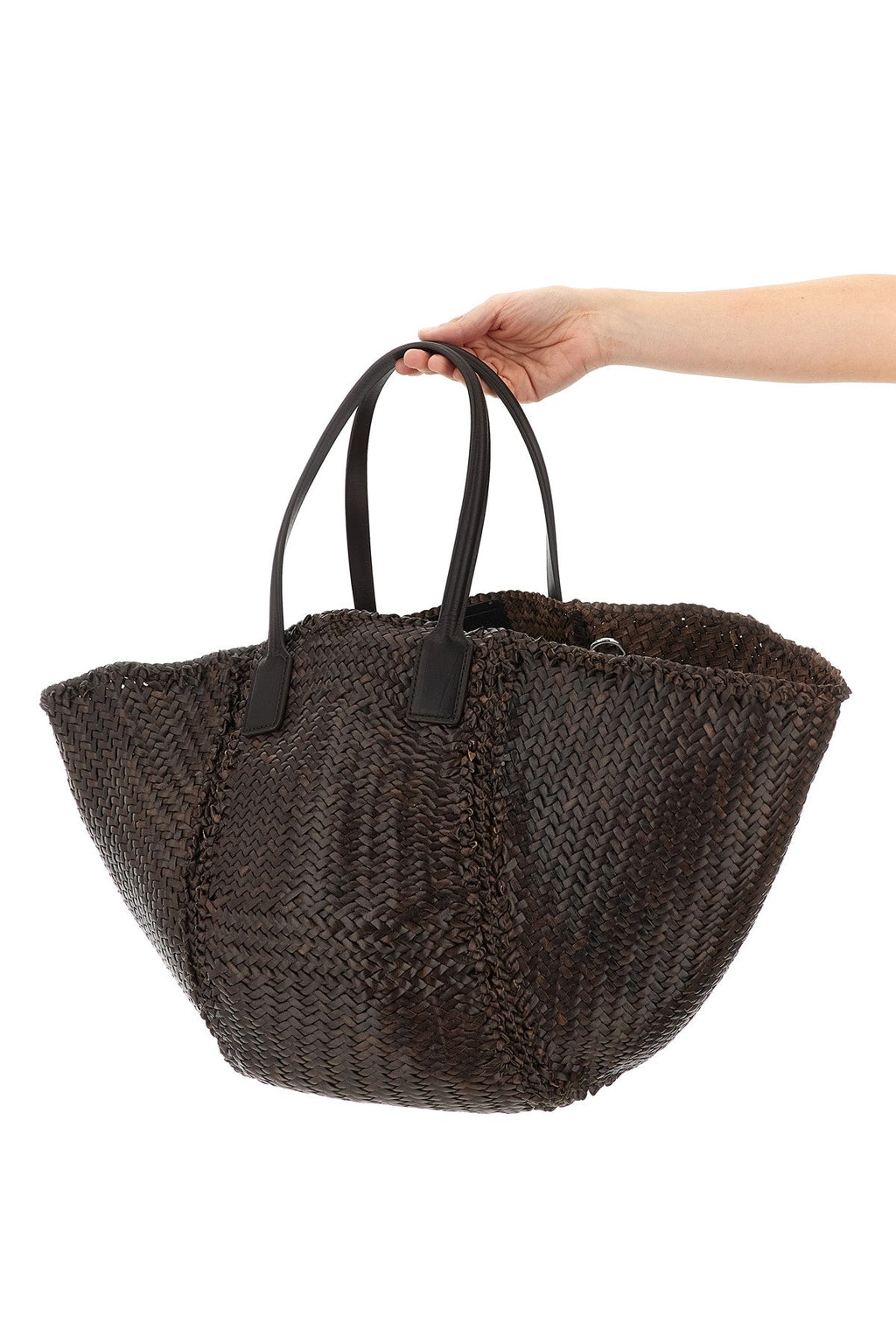 2026 New Arrival hand-woven buffalo leather teresa shopping bag