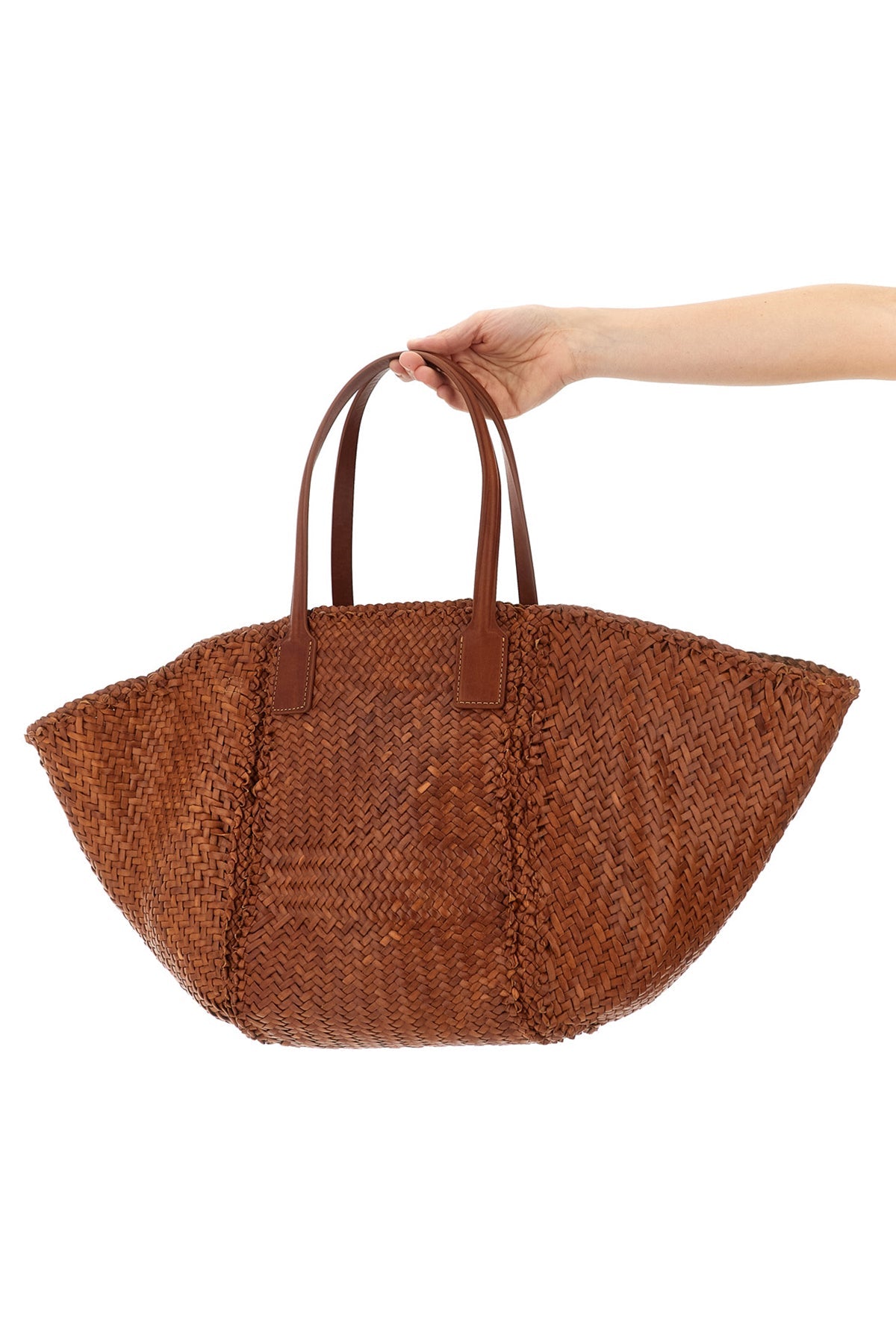 2026 New Arrival hand-woven buffalo leather teresa shopping bag