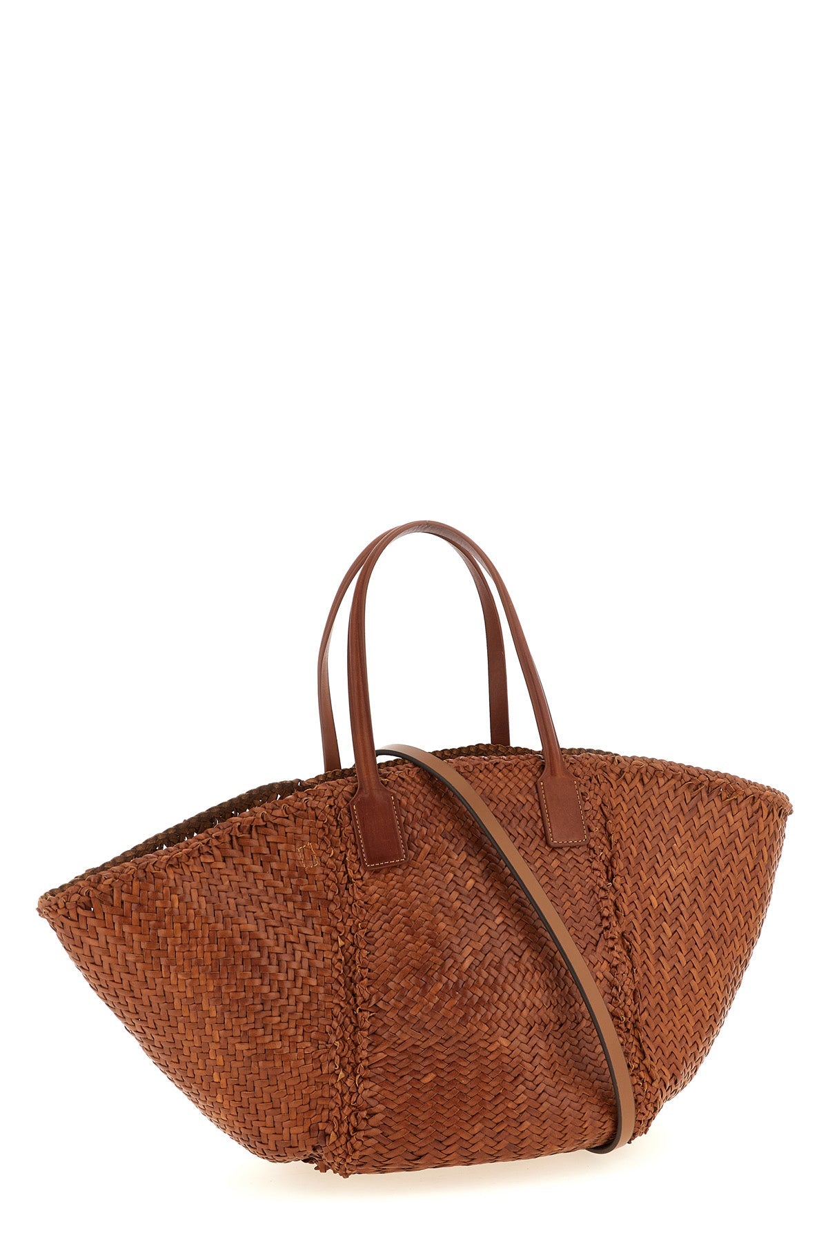 2026 New Arrival hand-woven buffalo leather teresa shopping bag