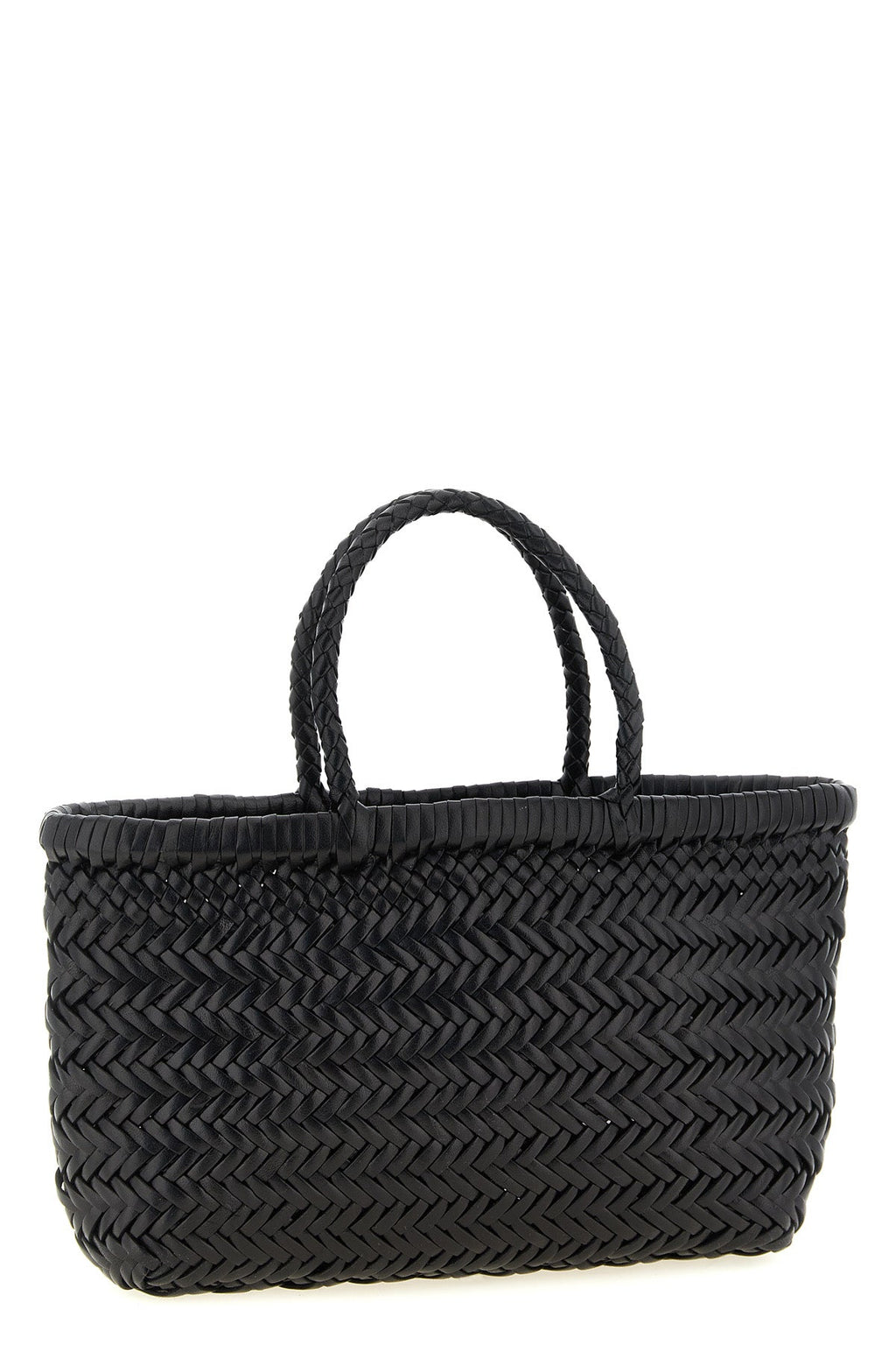 2026 New Arrival hand-woven  flat gora mini handbag in hand-woven buffalo leather characterized