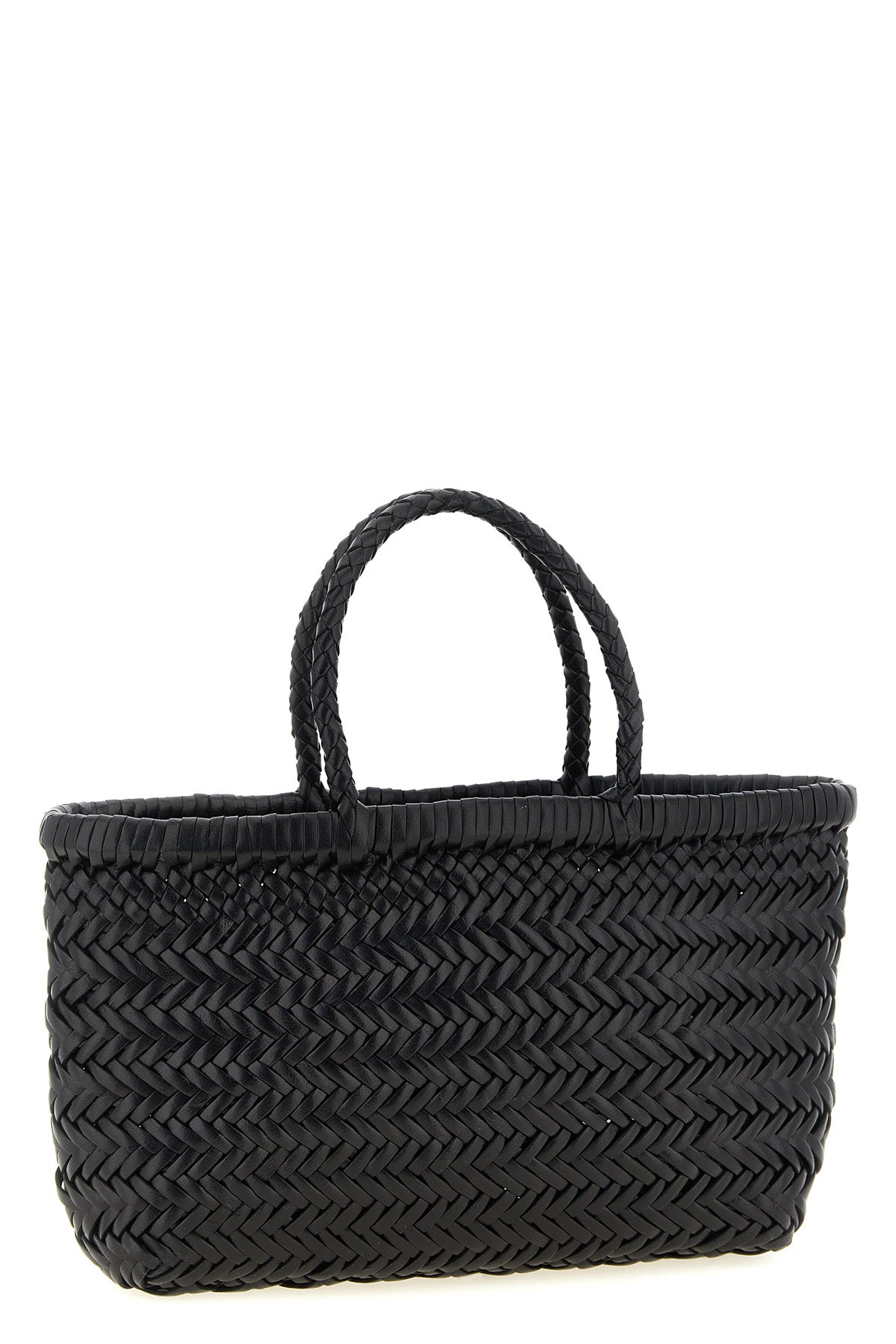 2026 New Arrival hand-woven  flat gora mini handbag in hand-woven buffalo leather characterized