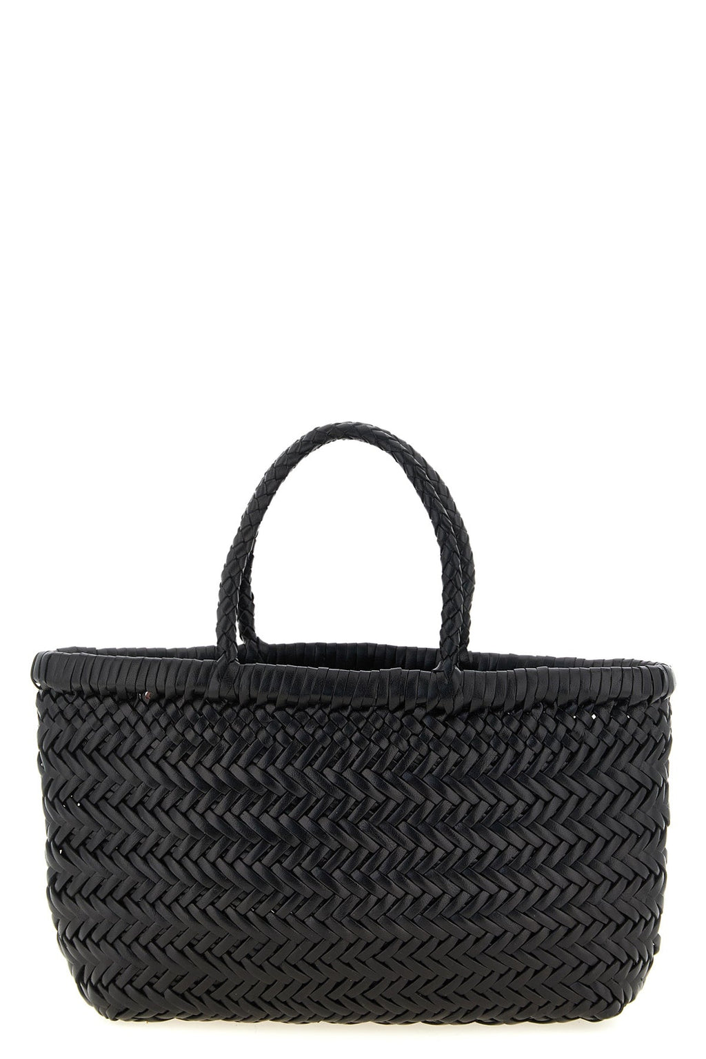 2026 New Arrival hand-woven  flat gora mini handbag in hand-woven buffalo leather characterized