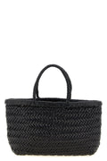 2026 New Arrival hand-woven  flat gora mini handbag in hand-woven buffalo leather characterized
