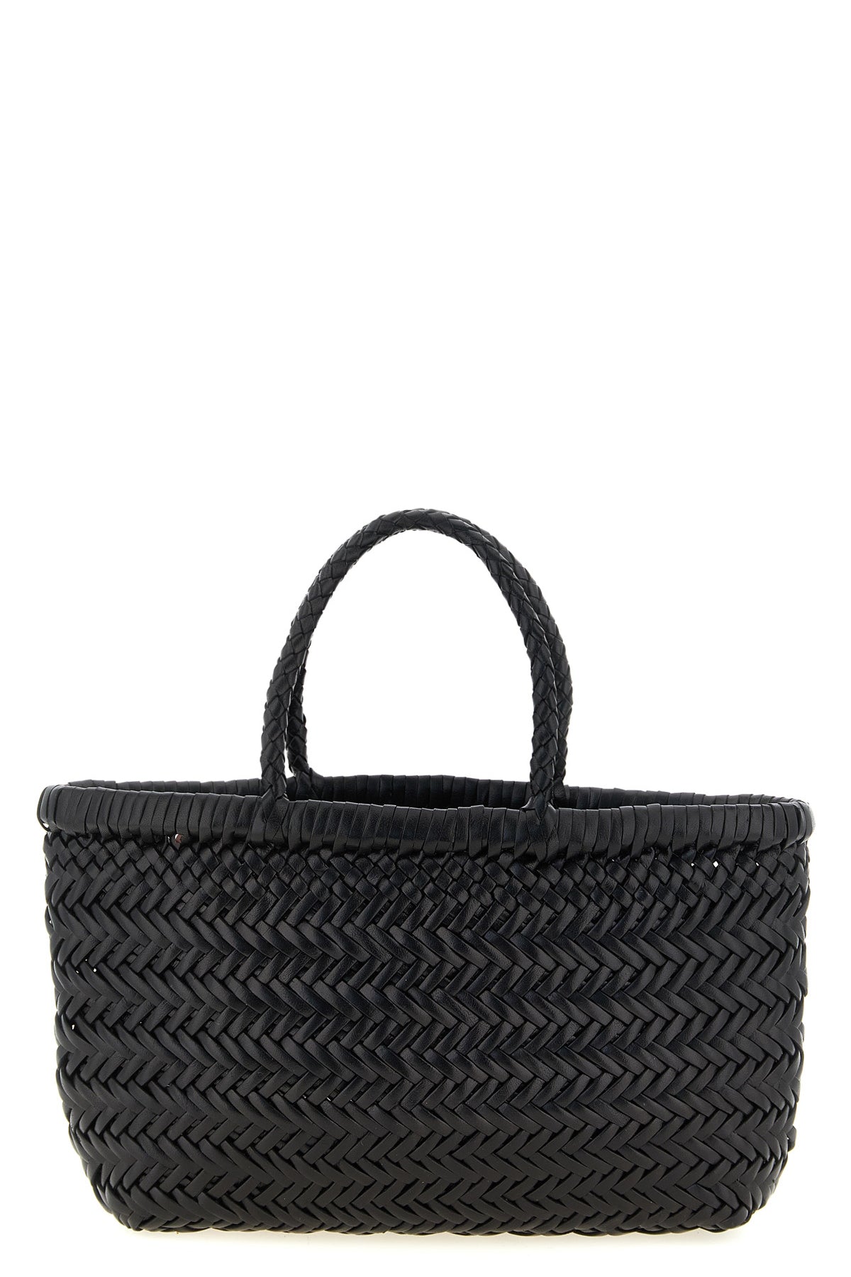 2026 New Arrival hand-woven  flat gora mini handbag in hand-woven buffalo leather characterized