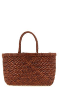 2026 New Arrival hand-woven  flat gora mini handbag in hand-woven buffalo leather characterized