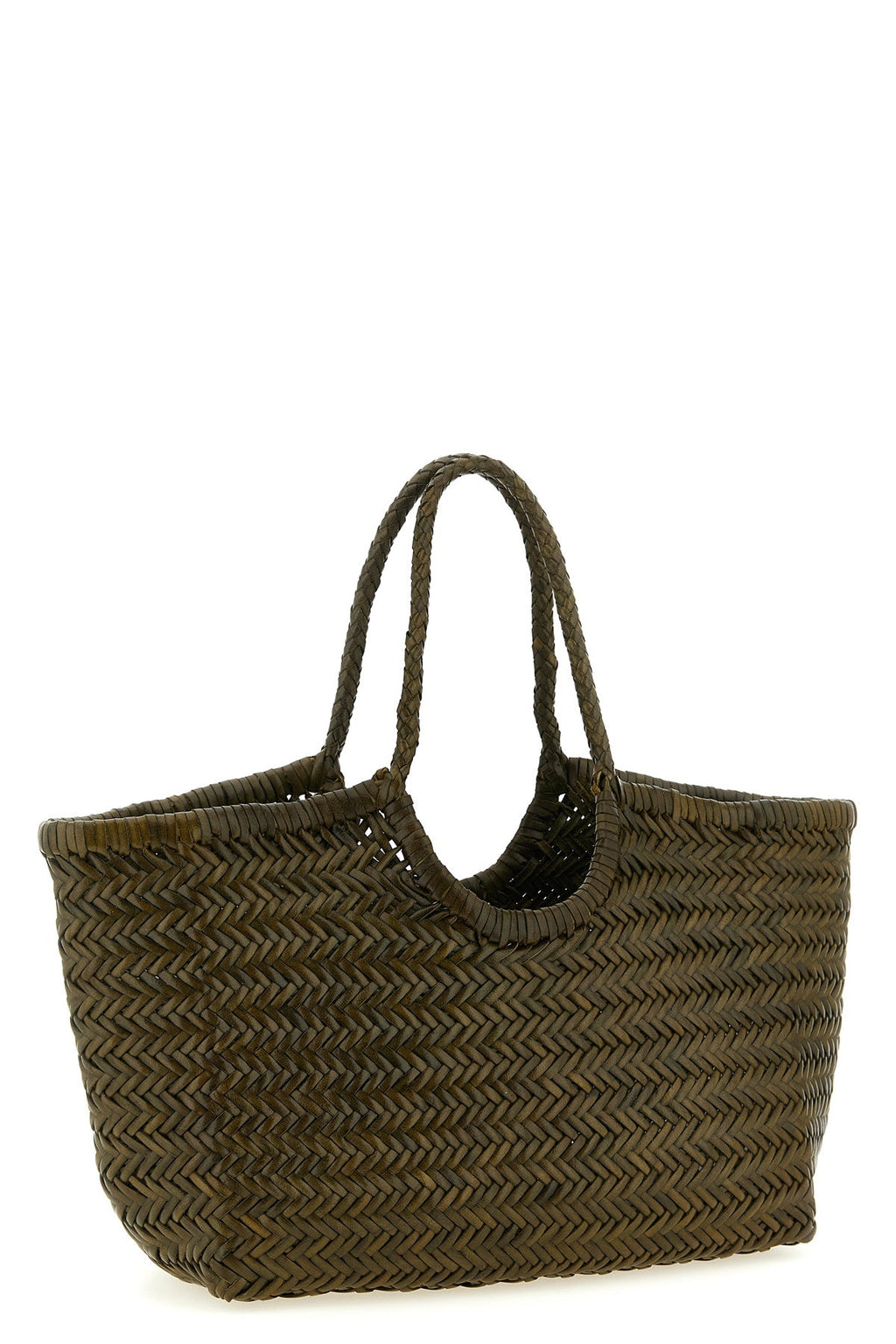 2026 New Arrival nantucket large hand-woven buffalo leather shoulder bag characterized by baske