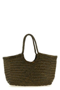 2026 New Arrival nantucket large hand-woven buffalo leather shoulder bag characterized by baske