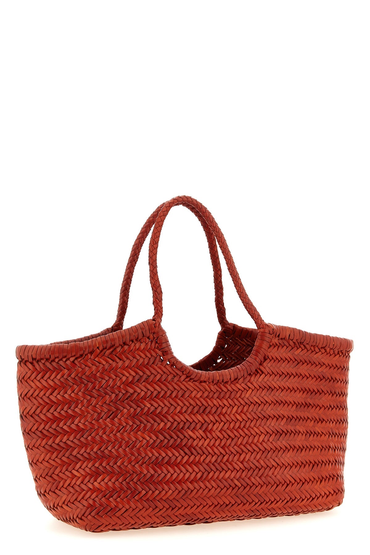 2026 New Arrival nantucket large hand-woven buffalo leather shoulder bag characterized by baske