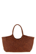 2026 New Arrival nantucket large hand-woven buffalo leather shoulder bag characterized by baske