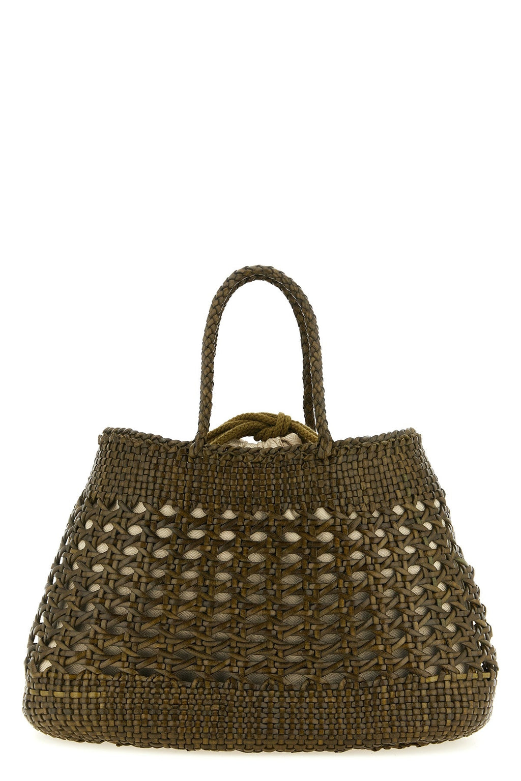 2026 New Arrival handbag santa cano handbag in hand-woven buffalo leather characterized by irreg