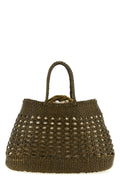2026 New Arrival handbag santa cano handbag in hand-woven buffalo leather characterized by irreg
