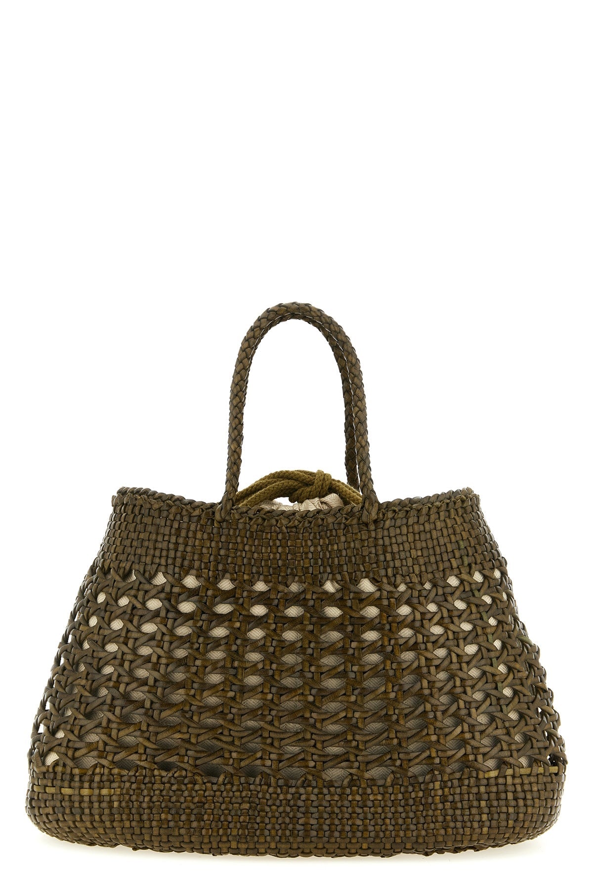 2026 New Arrival handbag santa cano handbag in hand-woven buffalo leather characterized by irreg