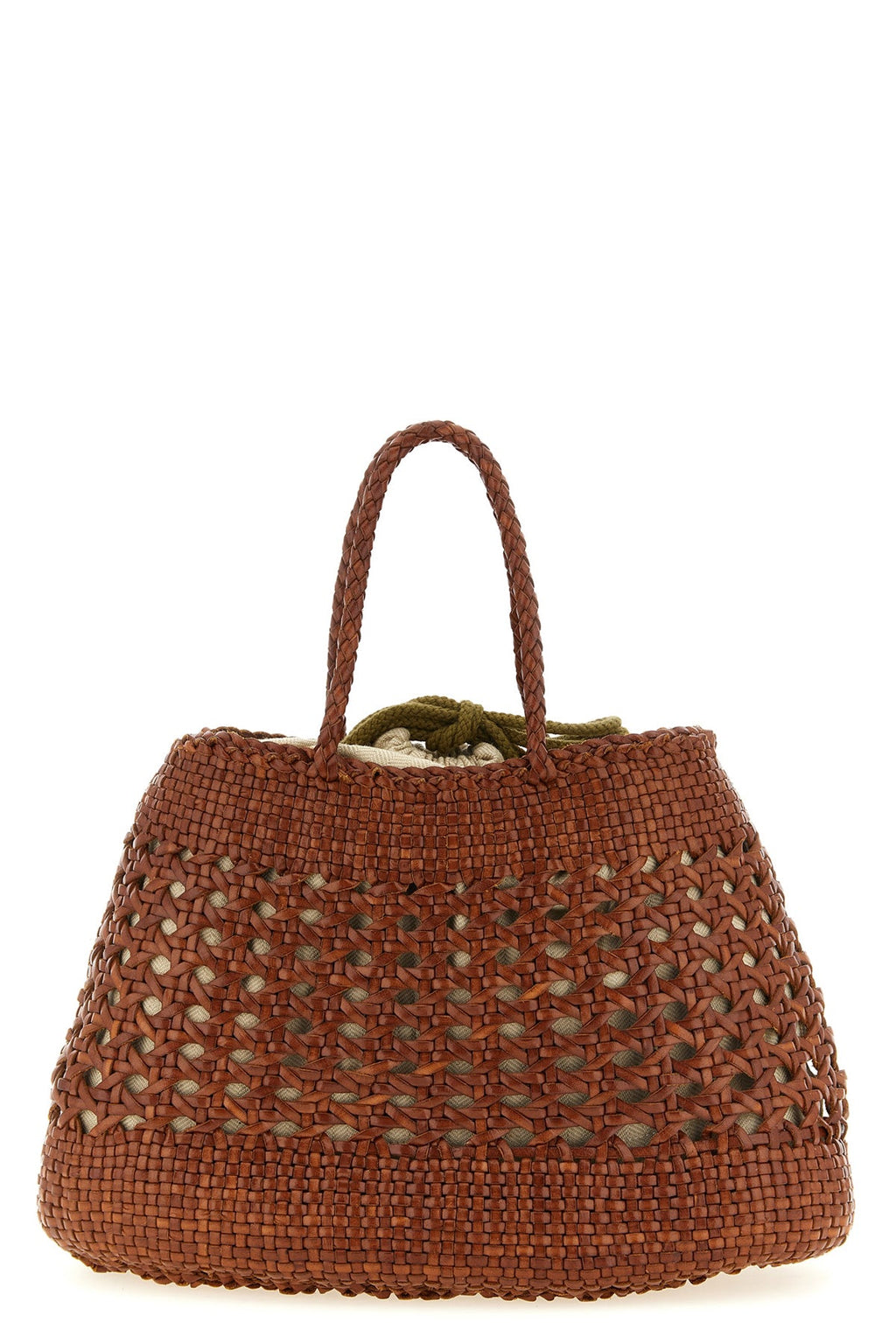2026 New Arrival handbag santa cano handbag in hand-woven buffalo leather characterized by irreg