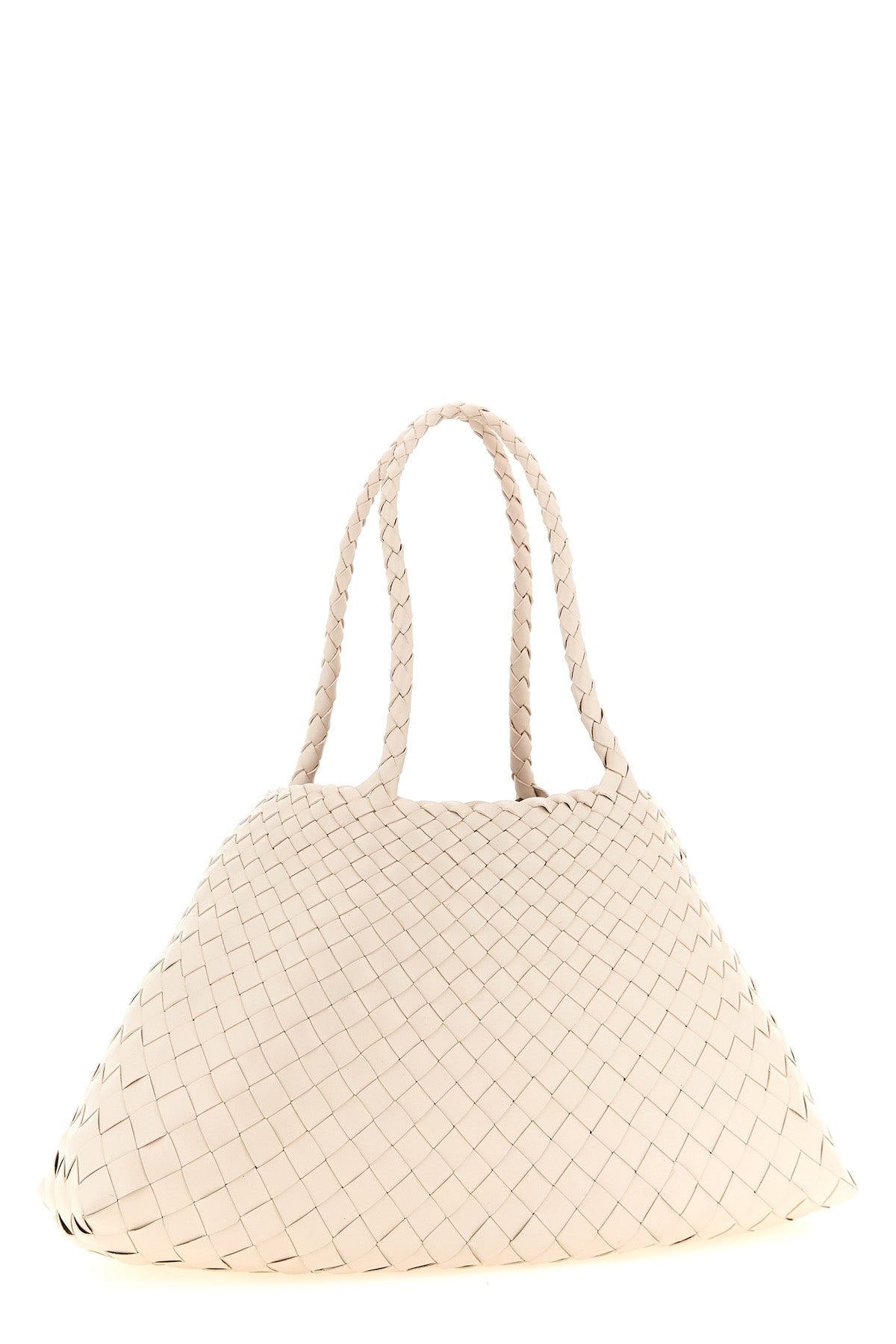 2026 New Arrival santa croce large shoulder bag in hand-woven buffalo leather characterized by