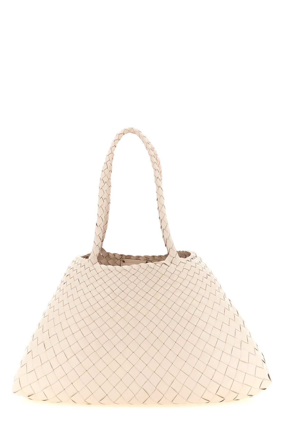 2026 New Arrival santa croce large shoulder bag in hand-woven buffalo leather characterized by