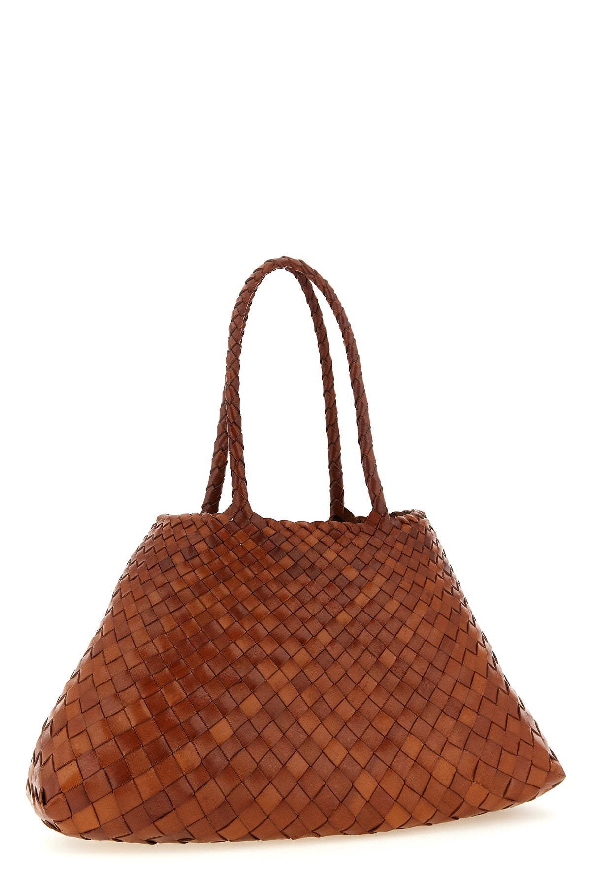 2026 New Arrival santa croce large shoulder bag in hand-woven buffalo leather characterized by