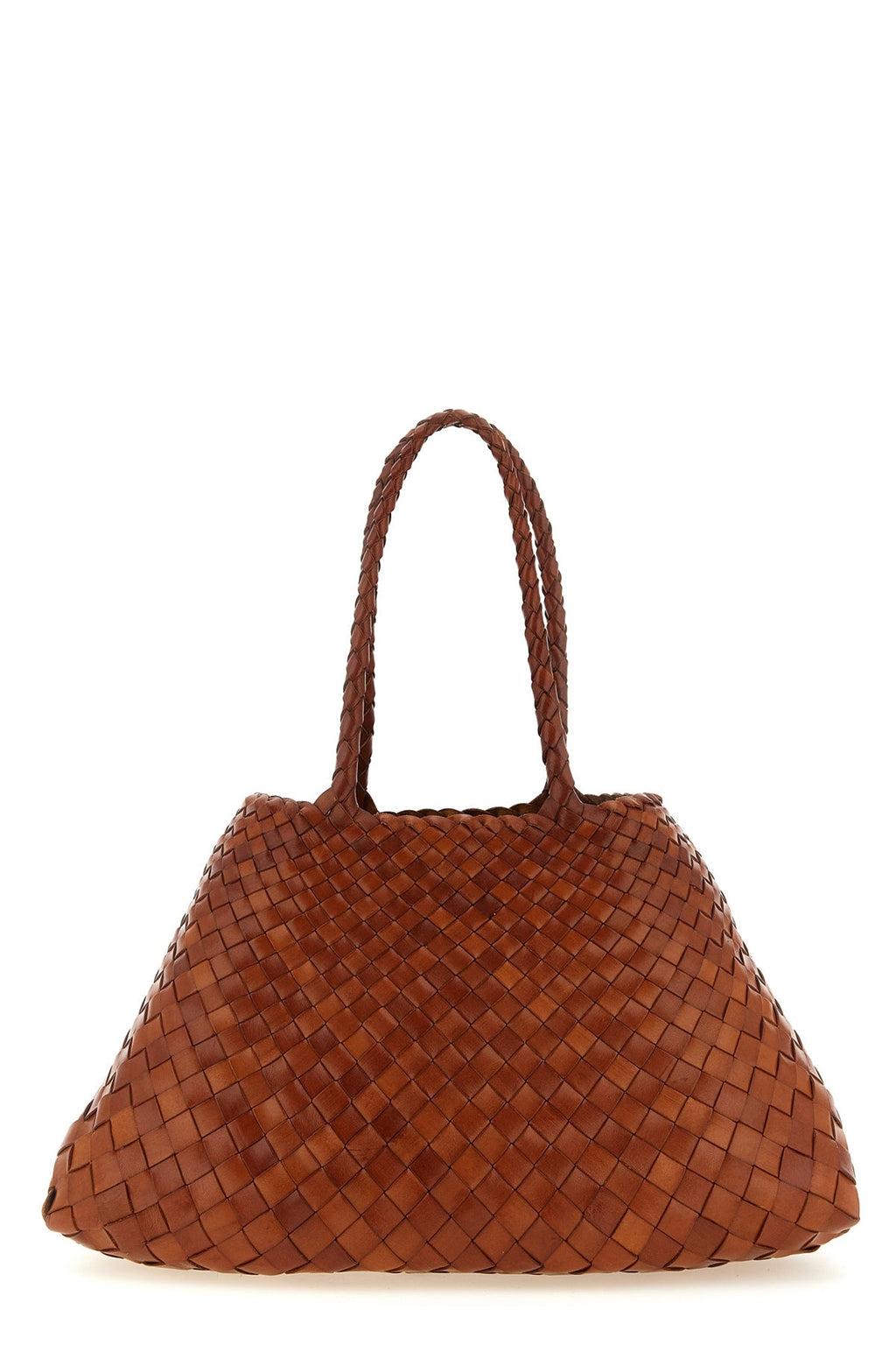 2026 New Arrival santa croce large shoulder bag in hand-woven buffalo leather characterized by