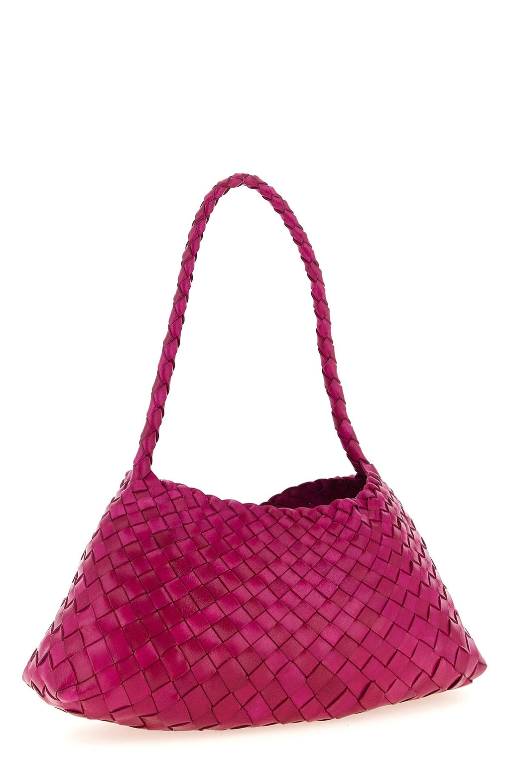 2026 New Arrival hand-woven buffalo leather rosanna shoulder bag characterized by irregular strip