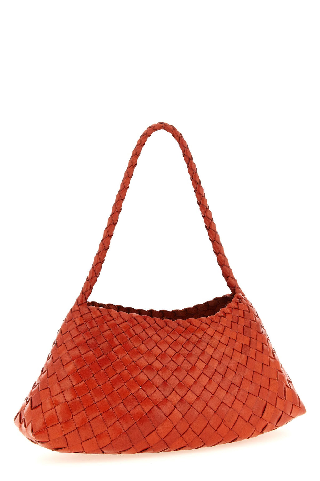 2026 New Arrival hand-woven buffalo leather rosanna shoulder bag characterized by irregular strip