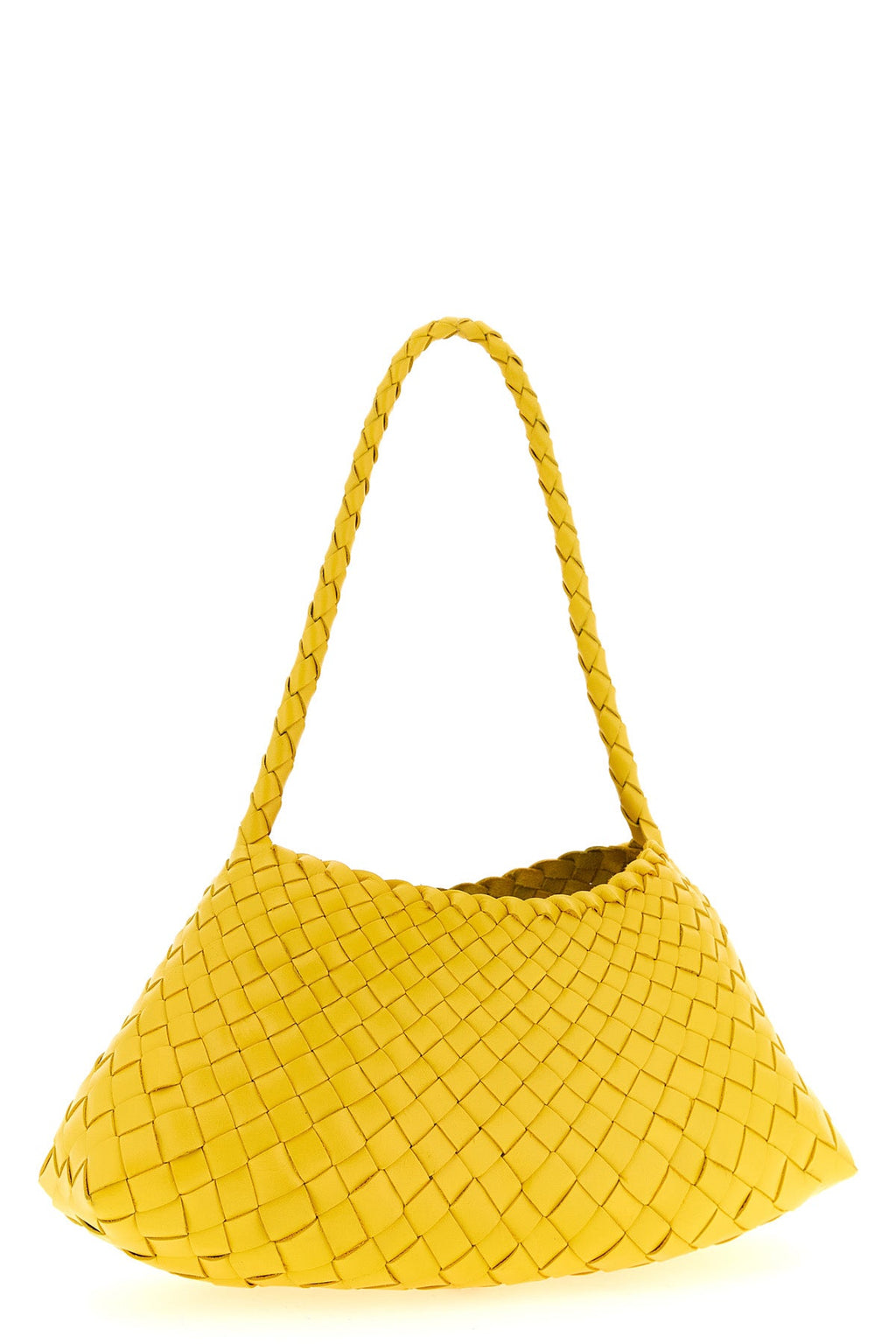 2026 New Arrival hand-woven buffalo leather rosanna shoulder bag characterized by irregular strip