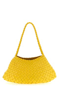 2026 New Arrival hand-woven buffalo leather rosanna shoulder bag characterized by irregular strip