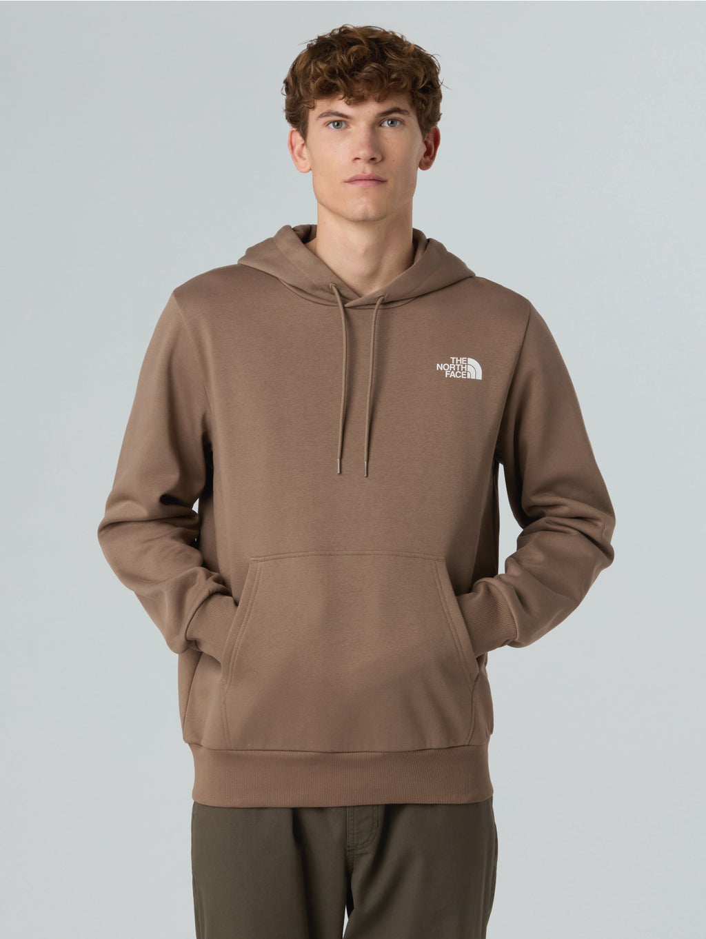 Felpa con Cappuccio Simple Dome Marrone