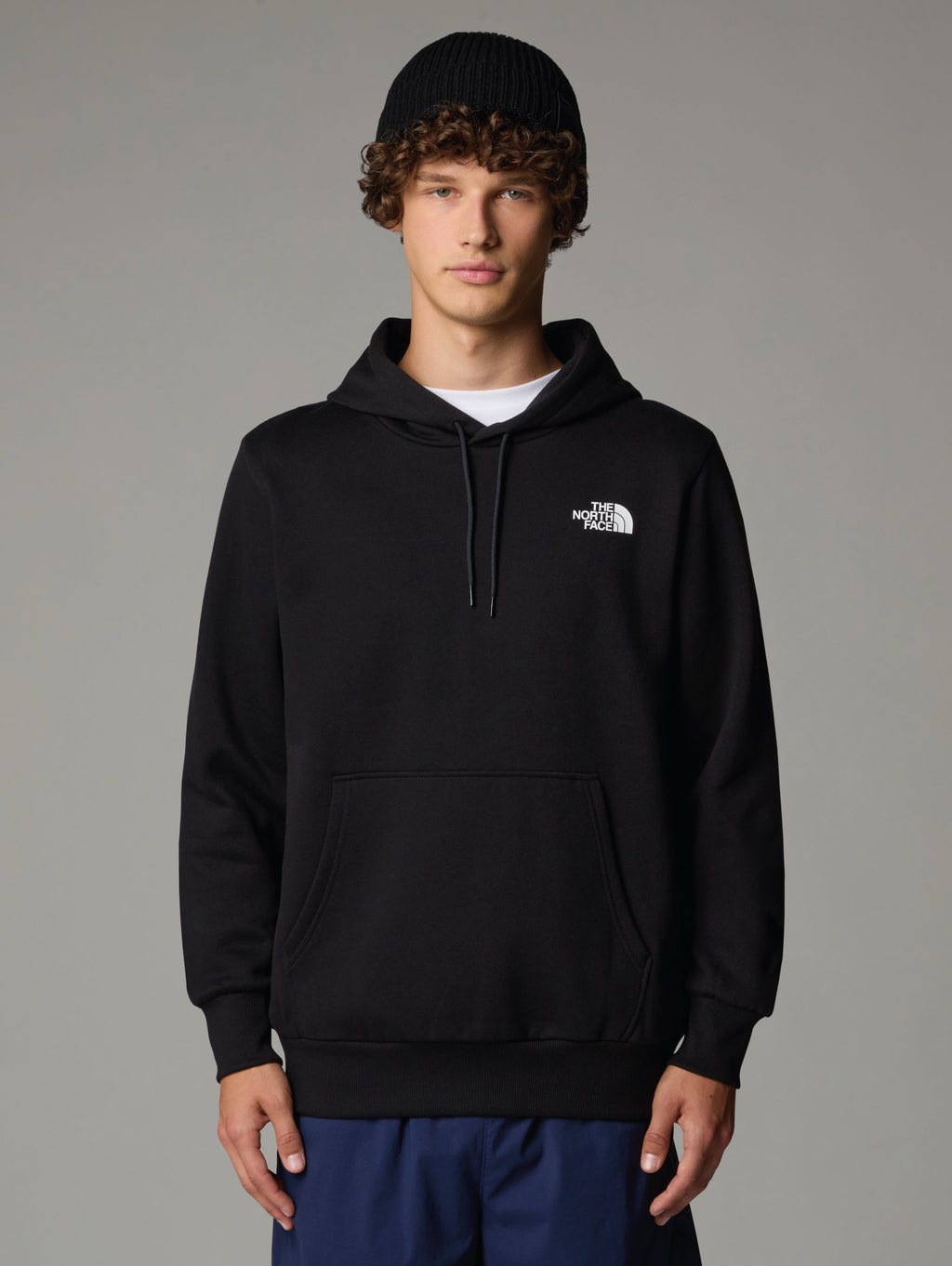 Felpa con Cappuccio Simple Dome Nero