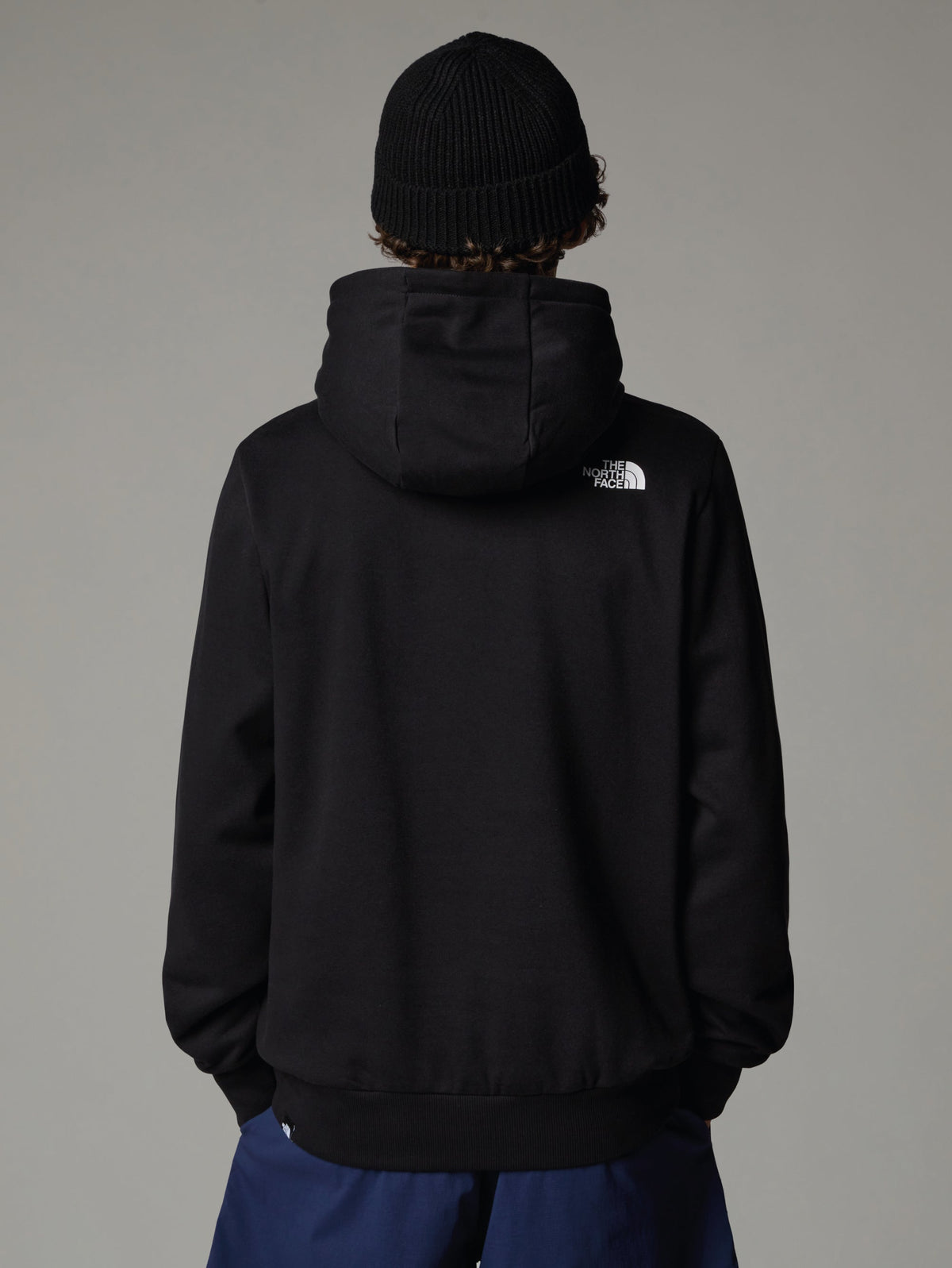 Felpa con Cappuccio Simple Dome Nero