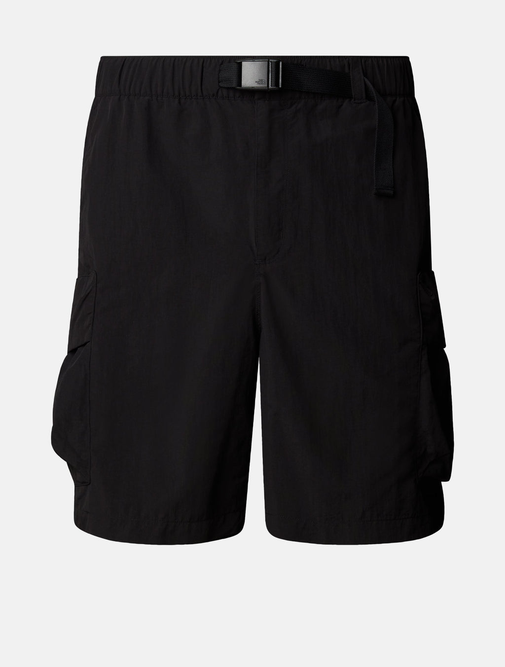 Pantaloncini Cargo in Tessuto WindWall Nero