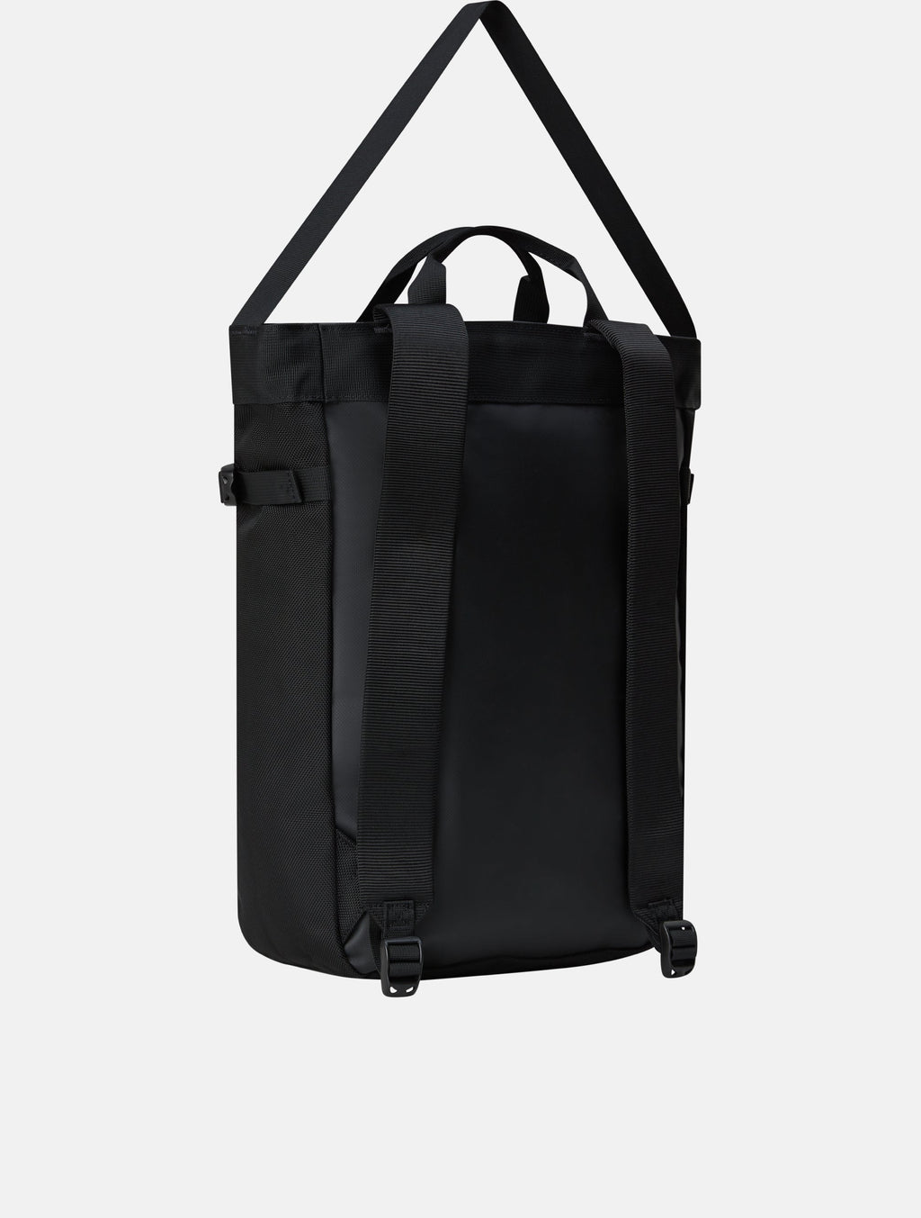 Tote Bag in Materiale Robusto Nero