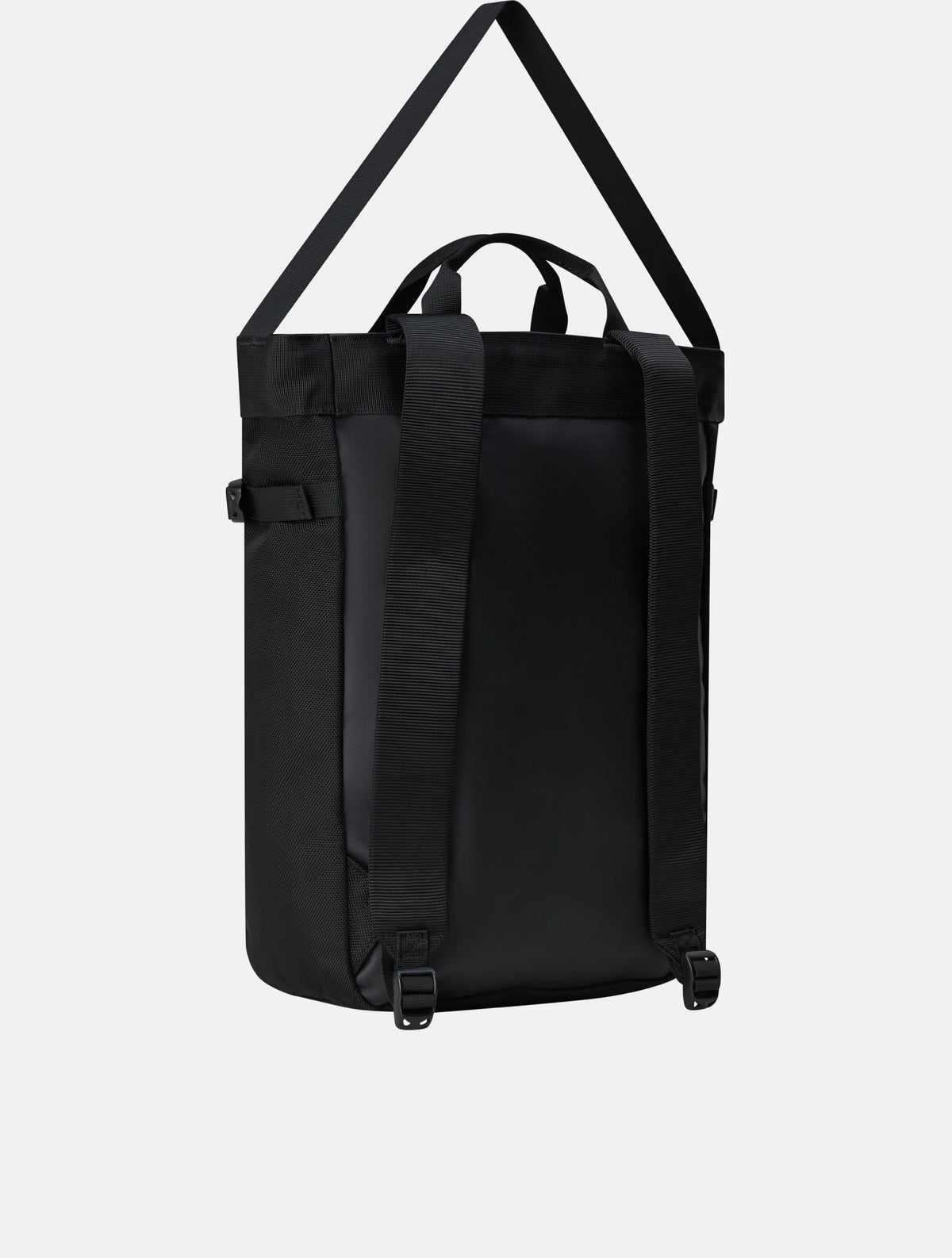 Tote Bag in Materiale Robusto Nero