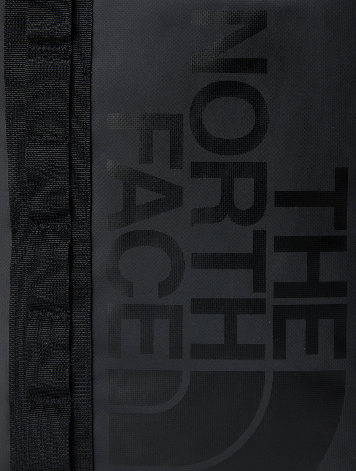 Tote Bag in Materiale Robusto Nero