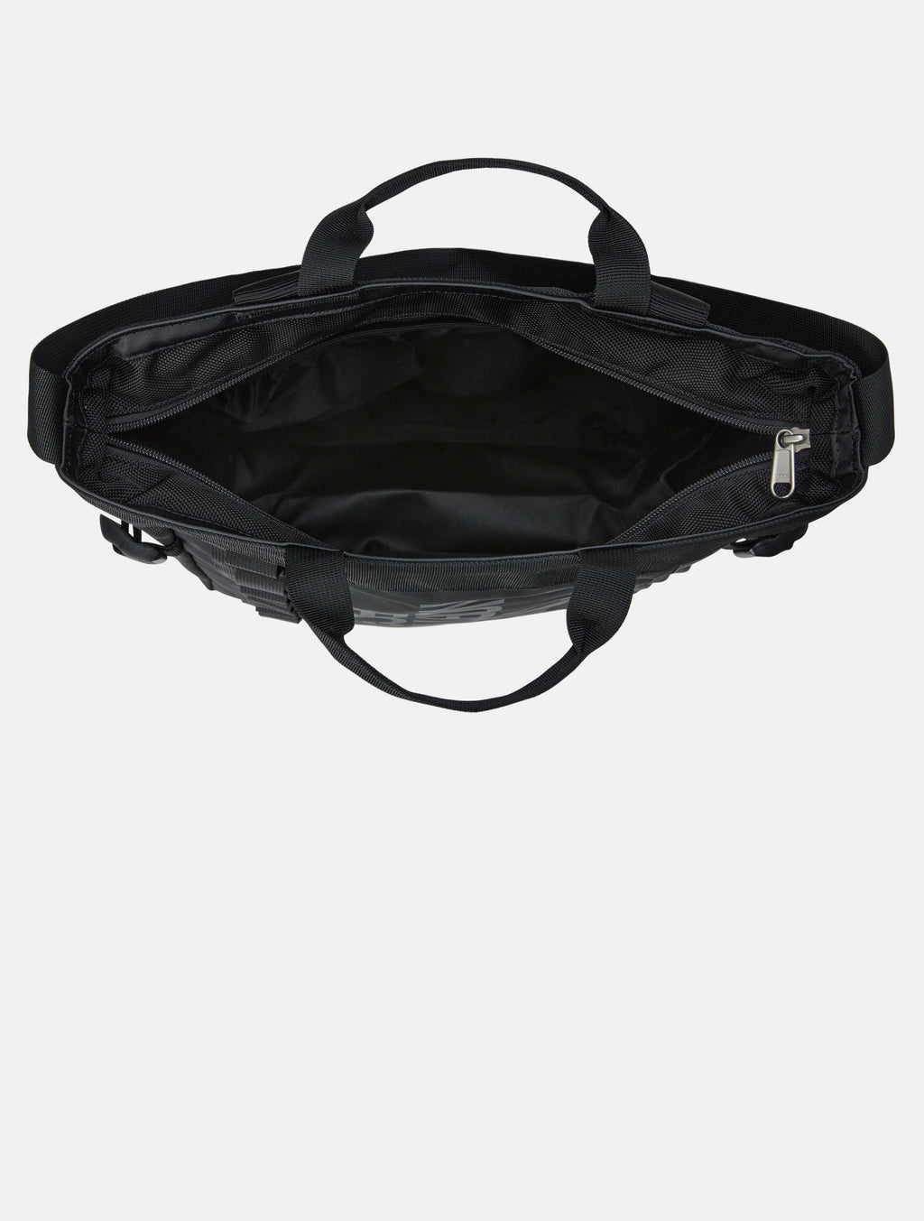 Tote Bag in Materiale Robusto Nero