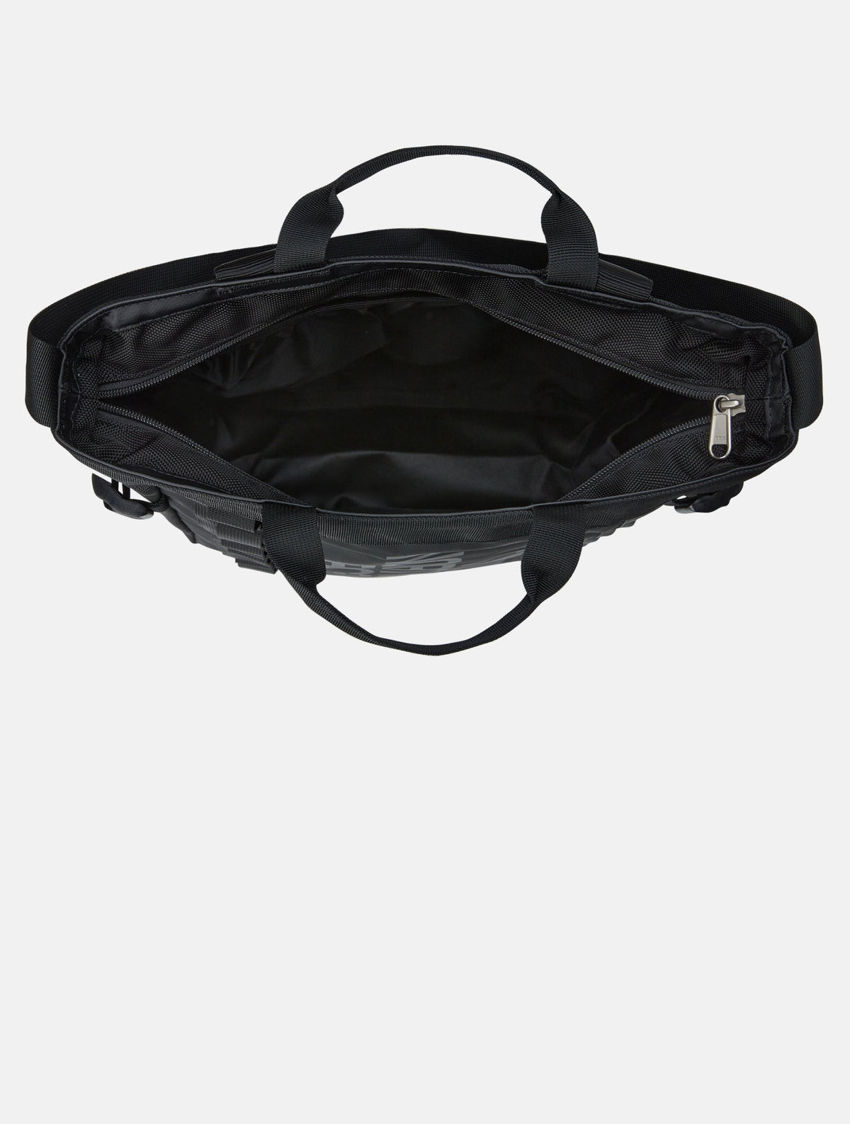 Tote Bag in Materiale Robusto Nero