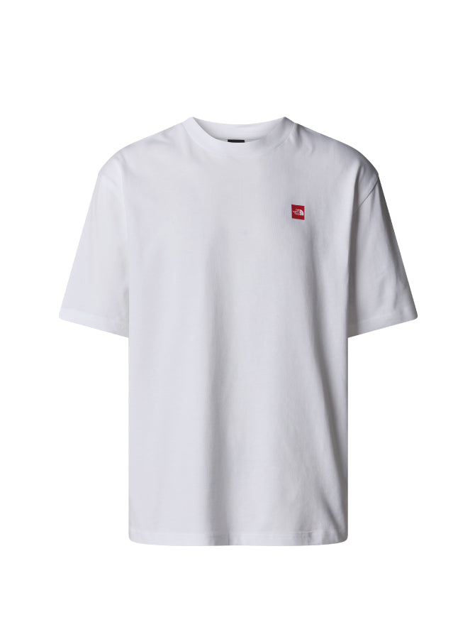 T-shirt Oversize con Stampa Bianco