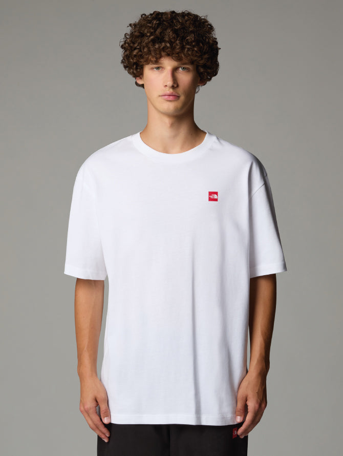 T-shirt Oversize con Stampa Bianco