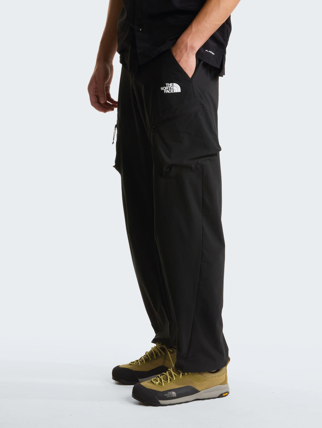 Pantaloni con tessuto FlashDry e Tasche Nero