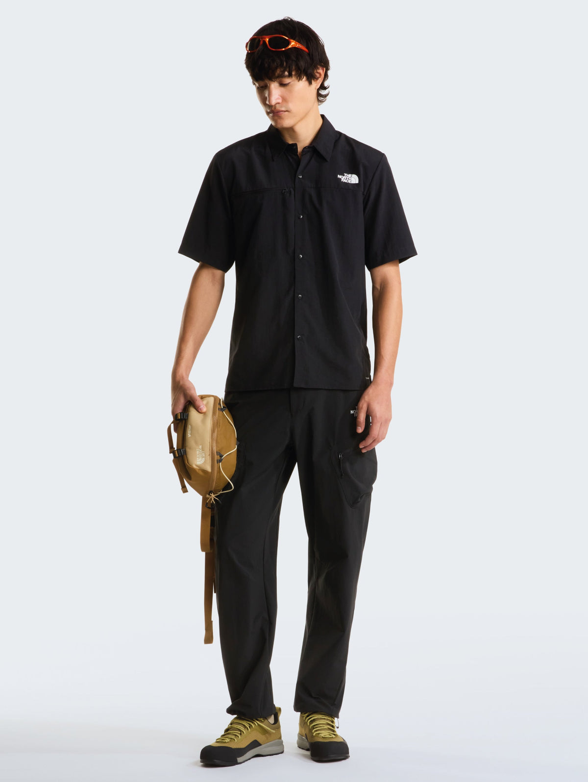 Pantaloni con tessuto FlashDry e Tasche Nero