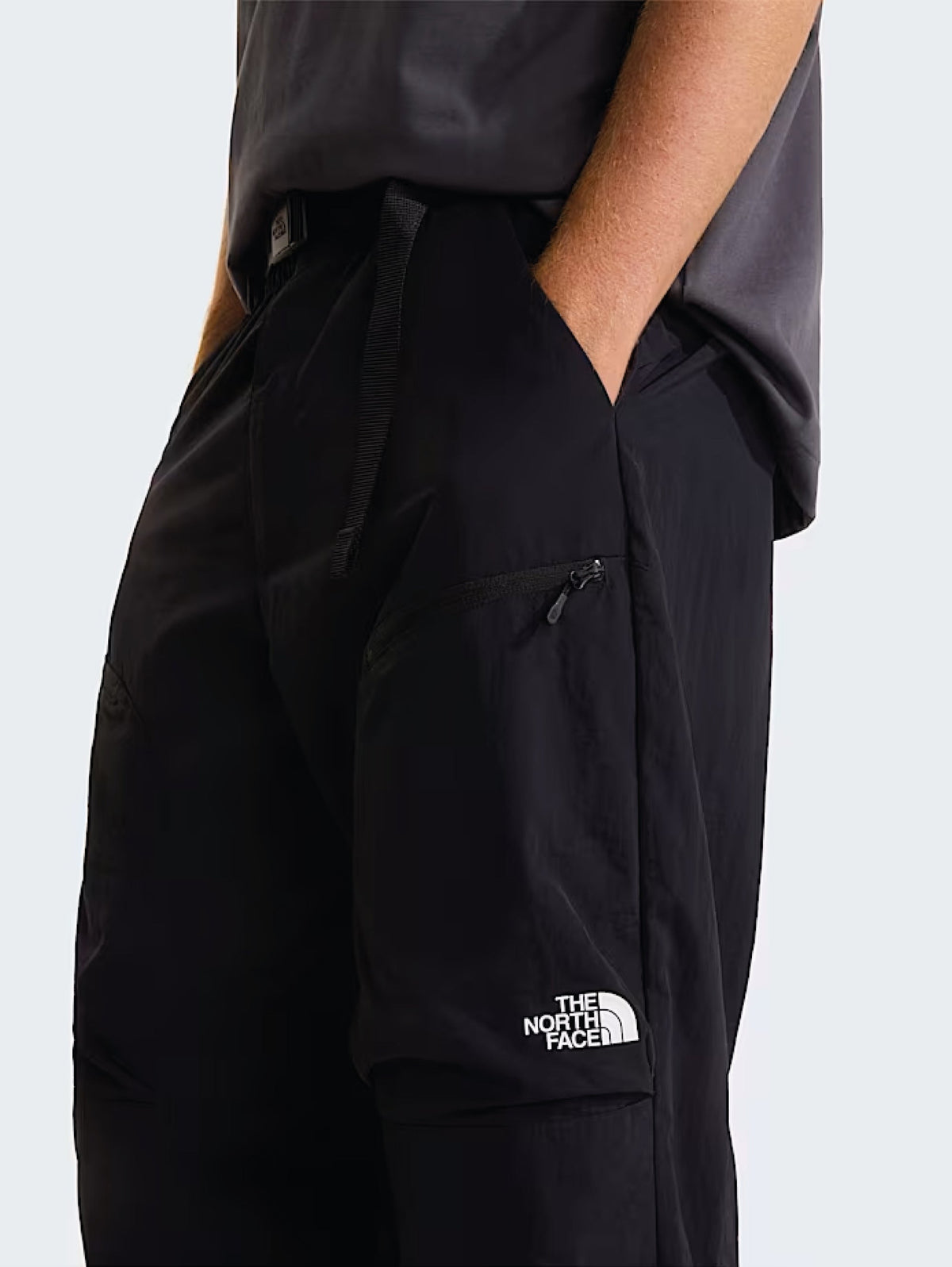 Pantaloni Cargo con Cinta Nero