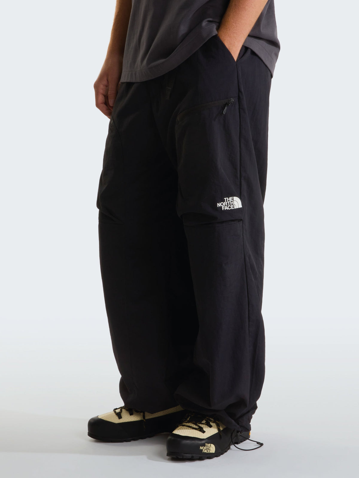 Pantaloni Cargo con Cinta Nero