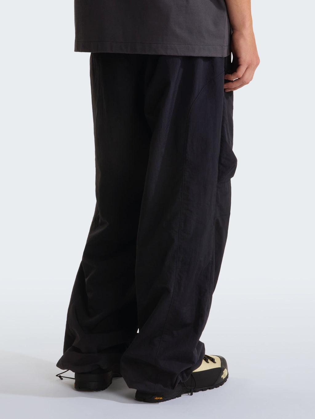 Pantaloni Cargo con Cinta Nero
