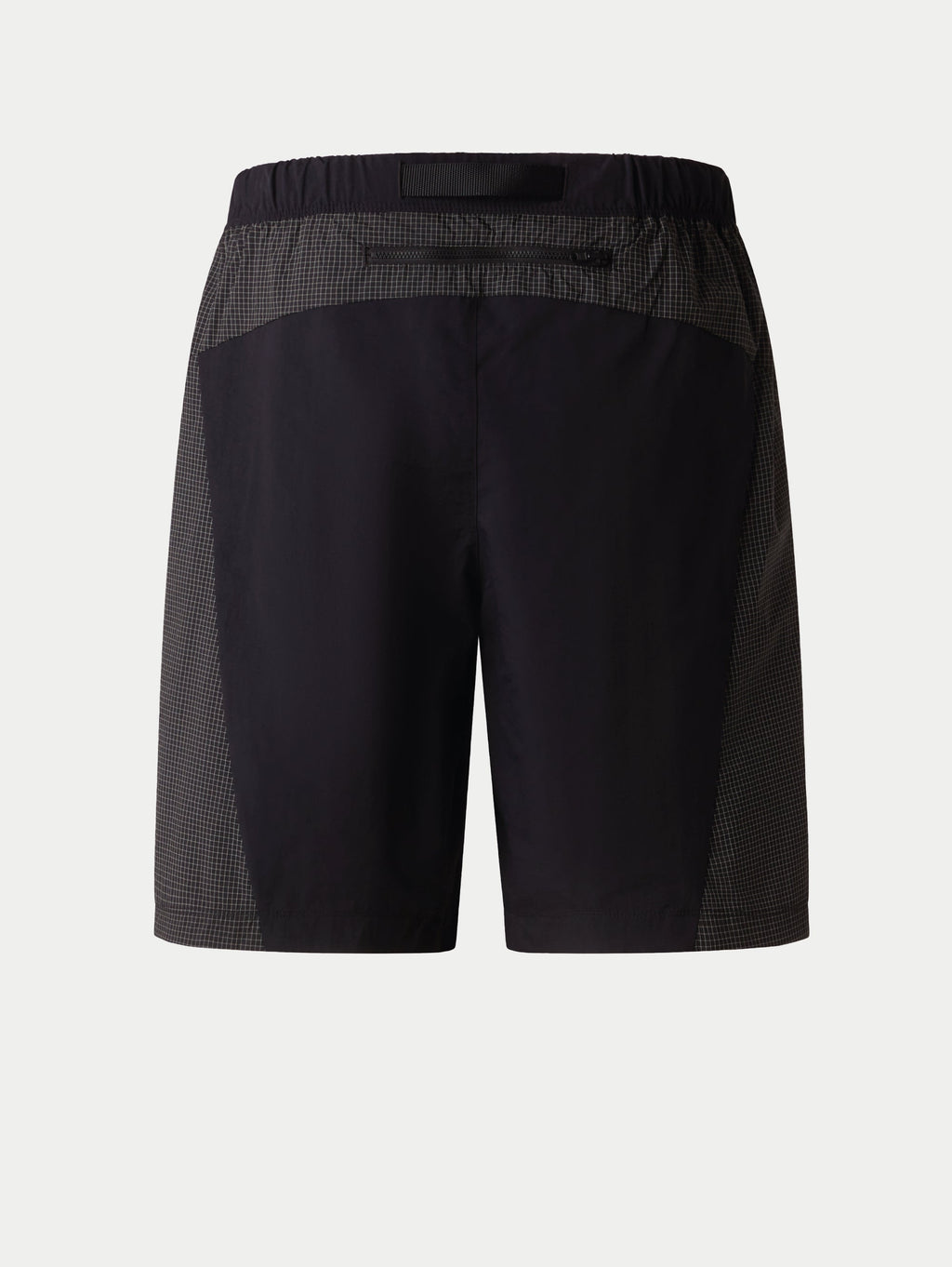 Shorts con Inserti e Cinta Nero