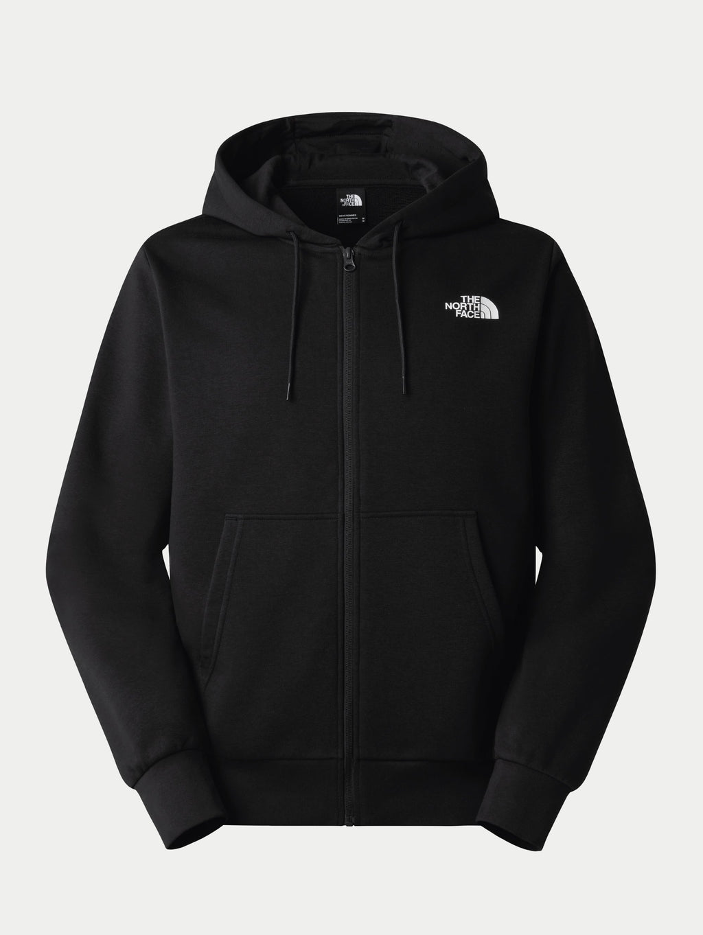 Felpa con Cappuccio e Zip Simple Dome Nero