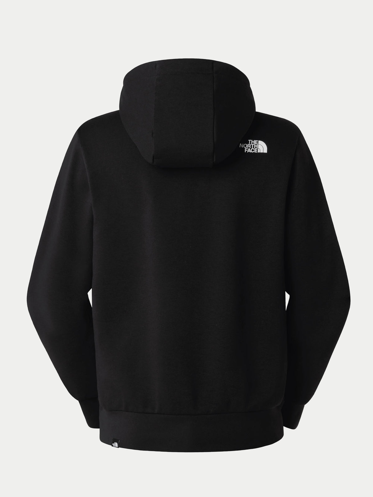 Felpa con Cappuccio e Zip Simple Dome Nero