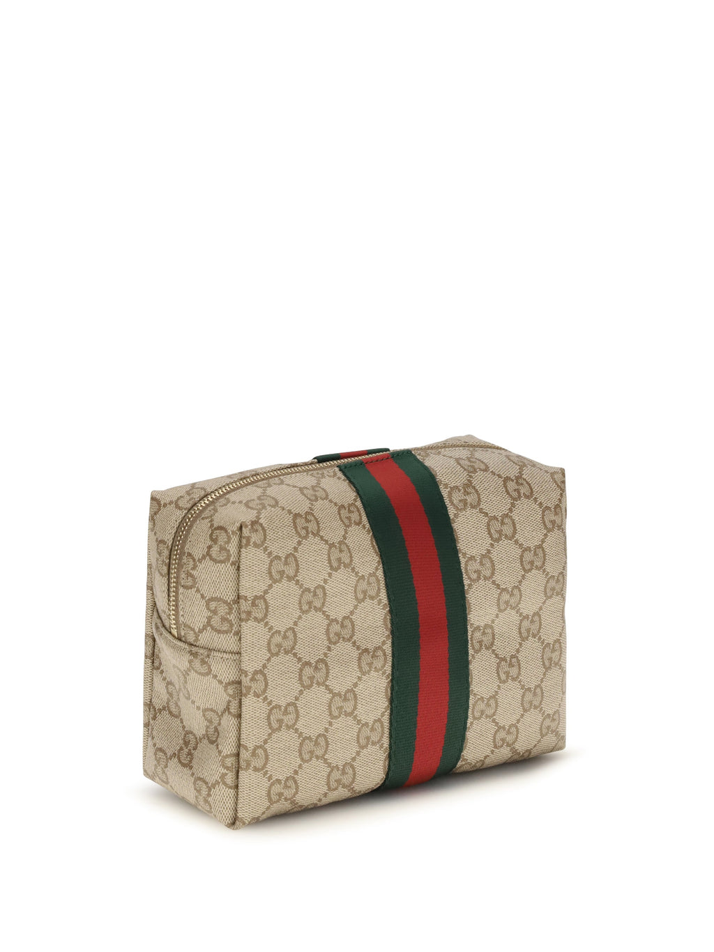 2026 New Arrival medium beauty case with web stripe